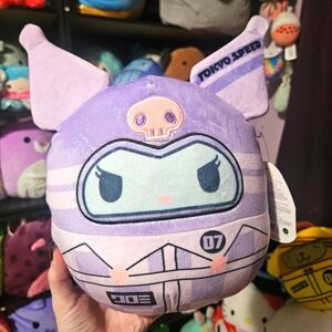 NWT Squishmallows Hello Kitty and Friends Kuromi Tokyo Speed Racer 07 8"
